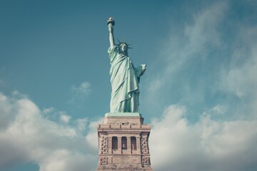 Fototapeta premium statue of liberty city