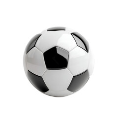Naklejka premium A classic black-and-white soccer ball