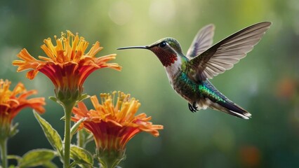 Fototapeta premium Hummingbird Hovering