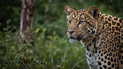 Fototapeta premium The Stalking Leopard