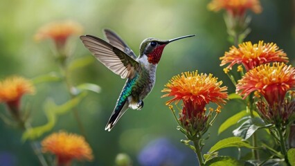 Fototapeta premium Hummingbird Hovering