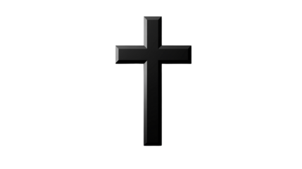 Black Cross  Religious Symbol  Faith  Christianity  Hope  Minimalist Design