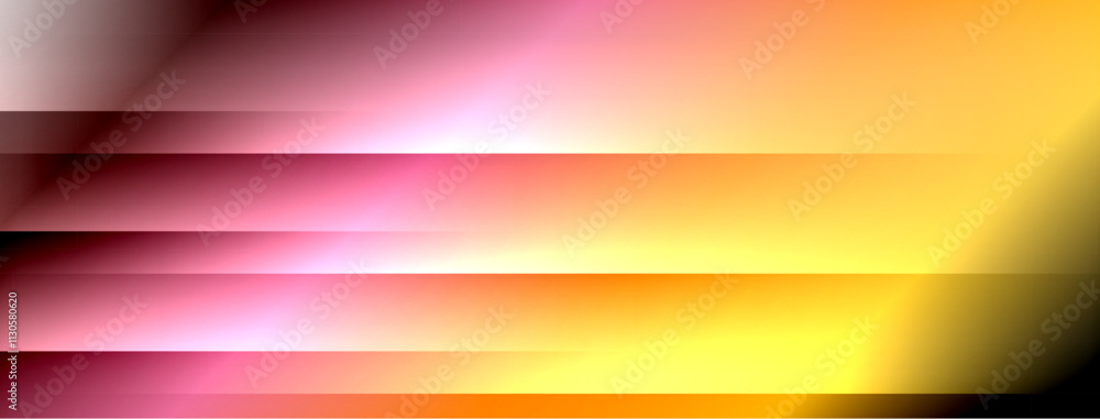 Poster colorful gradient with lines made of shadow and light. creative background
