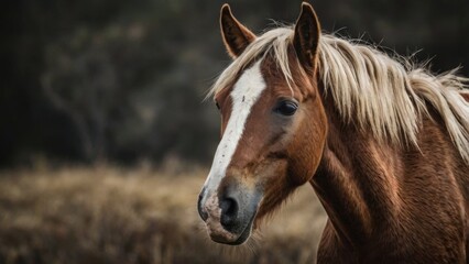 Obraz premium Horse in the Wild