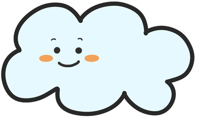 귀여운 뭉게구름