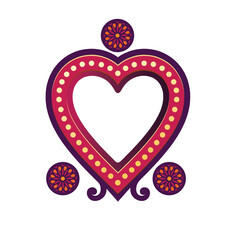 Heart, love, romance or valentine's day red heart. Heart vector icons. Artistic red heart love symbols isolated editable vector.