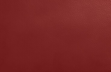 Close-up of a blank red leather texture, showcasing the fine grain and natural pattern