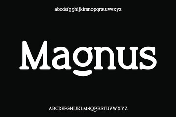 Obraz premium Display alphabet font vector design suitable for headline, poster, logo, magazine and many more