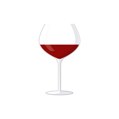 Illustration of  Wine Glass 
