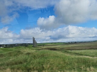 Ruins of old fortress in Ireland
