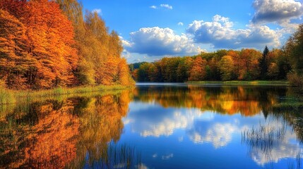 Fototapeta premium autumn in the mountains