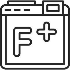 Obraz premium Grade Icon