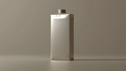 Empty Milk Packaging Made from Layered Materials
