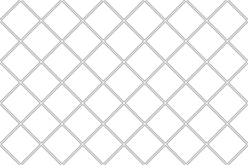 Abstract Seamless Geometric Checked Pattern. Thin Lines Texture. White Textured Background. 