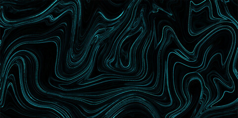 Texture of mix color and black marble pattern modern style Liquid background. Acrylic painting with colorful shiny gradient Design. Blue marble oil ink liquid swirl texture ceramic counter dark backgr
