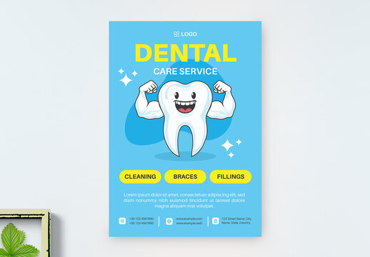 Dental Care Flyer Template