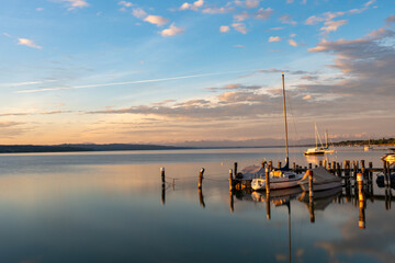 Sonnenaufgang am See