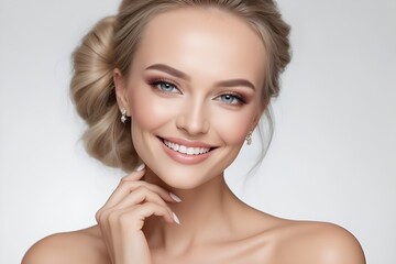 Beautiful Ukrainian Woman - Photo shoot head shot