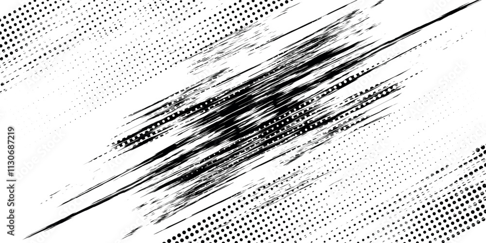 Poster wave halftone pattern. halftone dots background. vector