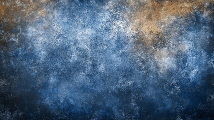 Obraz premium Abstract Blue and Gold Textured Background