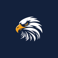 Fototapeta premium Eagle head logo template, Dynamic and Bold Eagle Logo