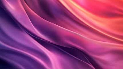 Obraz premium Abstract Draped Fabric Showing Pink Purple Hues