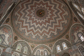 Obraz premium Interior of Sultan Ahmet Tomb. Istanbul, Turkey