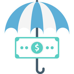 Business Protection vector icon with an isolated background 