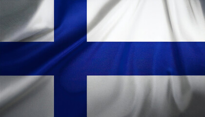 Obraz premium Flag of the Finland