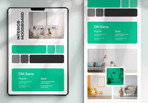 Creative Brand Moodboard Design Template
