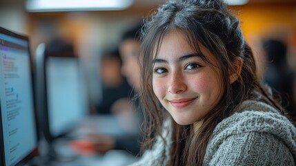 Students Engaging in Virtual Exchange Program