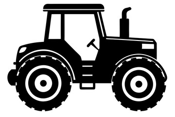 Obraz premium tractor isolated on white background