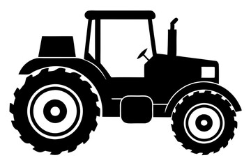 Obraz premium tractor isolated on white background