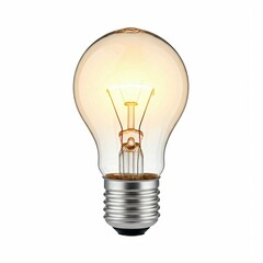 light bulb isolated on white