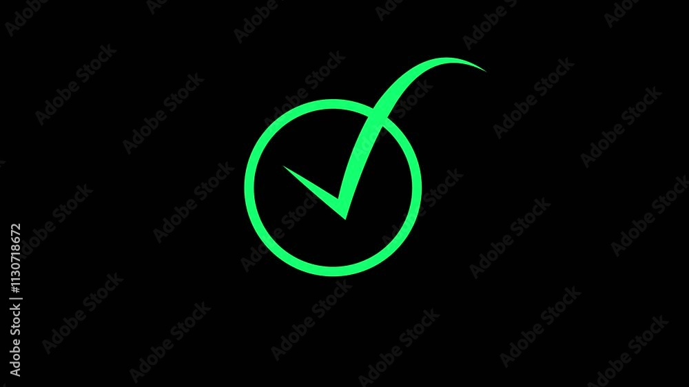 Poster tick sign in green color and cross sign in red color. yes and no symbols choice. check mark icon or 