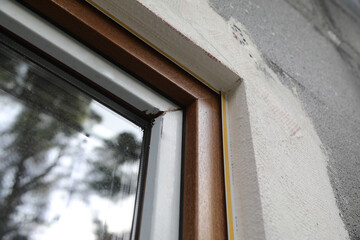 installation of a remote window in the Warm contour of the building