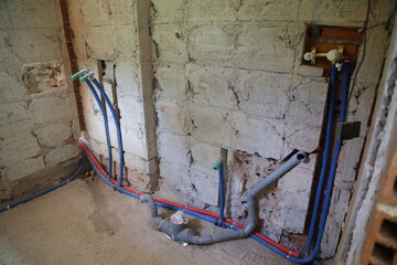 renovation of the bathroom of an old room