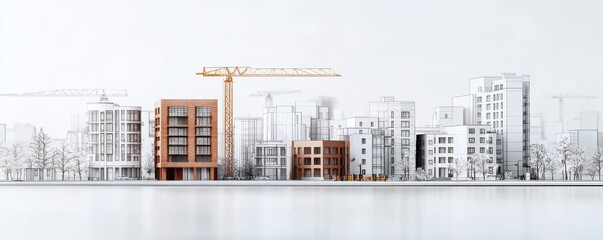 Future city district innovative architecture and urban design