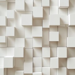 Obraz premium modern abstract wall design with 3d cubes