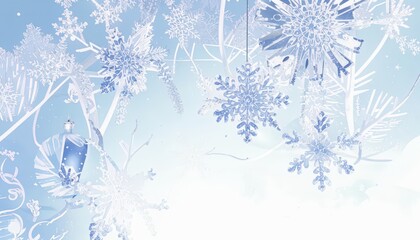 blue christmas background