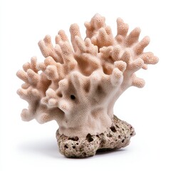 Obraz premium Delve into the magnificence of coral reefs and understand their crucial conservation for marine ecosystems on a white canvas.
