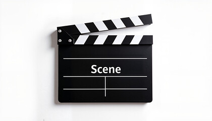 Obraz premium Film clapperboard labeled 