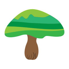 mushroom vector illustration