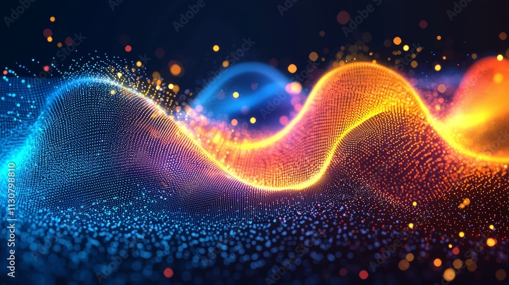 Poster advanced data science technology utilizes big data, generative ai, deep learning, and machine learni