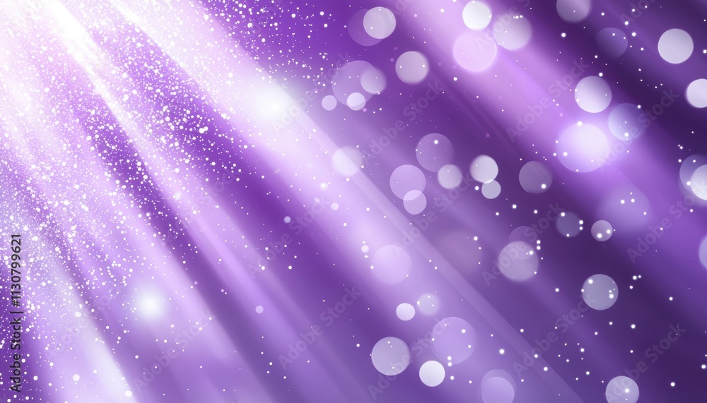 Aufkleber abstract colorful light waves with shimmering dots, representing dynamic motion and digital creativi