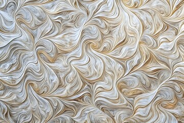 Elegant Swirling Creamy Textured Abstract Natural Design