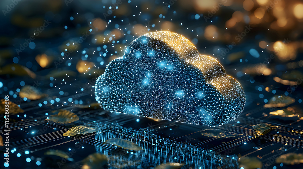 Poster networked cloud data processing system visualization