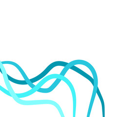 Naklejka premium Abstract Wave Corner