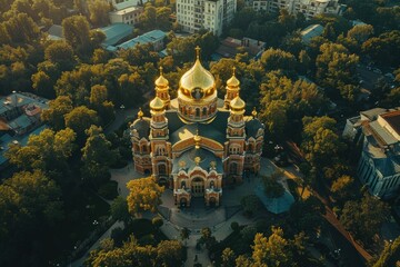 Russian Orthodox Church reflecting the spirit of Great Lent.