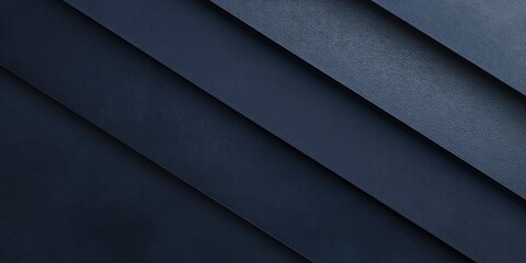 Dark blue background with diagonal stripes of metallic dark navy, a minimalist design, and sleek lines for an elegant touch.